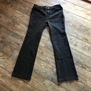 Chico’s Platinum Denim Black Chico’s Sz 1 Regular